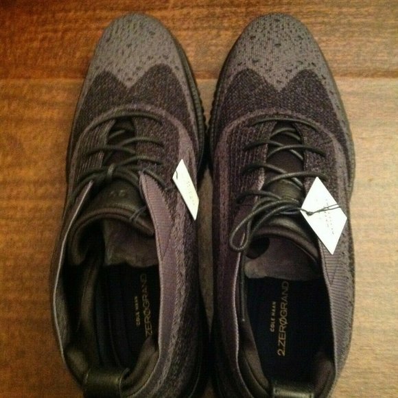 Cole Haan Men's 2.ZeroGrand Black WR Stitchlite Chukka Boots 11.5M New in Box - Picture 4 of 6